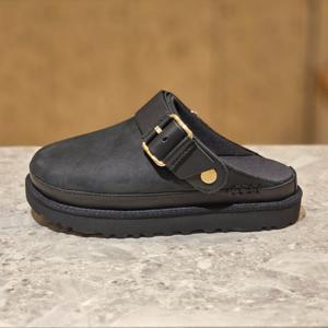 UGG 어그 여성 슬리퍼 골든스타 빌라 클로그 1665101504 젯 블랙