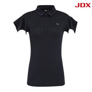 [JDX] 여성 매쉬 자카드 날개 소매 슬리브리스(X2TSU6568NA)