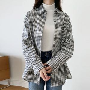 [헤레이스]클래식 체크 셔츠_YMSH25FW147