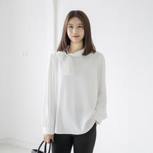 엄마옷 마담4060 데일리룩 여성블라우스 블라우스예쁜진주리본-ZBL2509100-