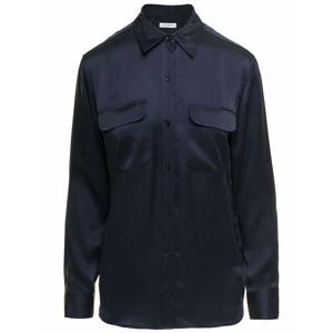 [EQUIPMENT] 라프리마 여성 셔츠 L21 E035ECLIPSE Blu /14