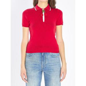 VALENTINO GARAVANI Embroidered Cherry polo 7B3KC65FBRT