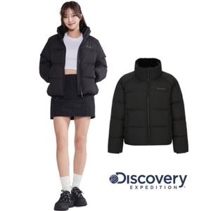 디스커버리 2025FW 여성 겨울 DWDJ93056BKS 올리브 글로우 다운 숏패딩