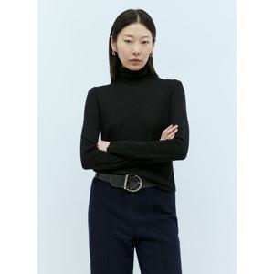 끌로에 콘트라스트 탑스티칭 가죽 벨트 CHC24SC054SMC_001