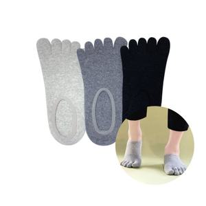 [삭스팡] 남성 심플 발가락 덧신/페이크삭스 양말 5켤레