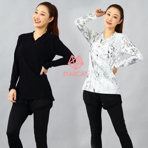 홈트 여성운동복 필라테스상의 롱 브이넥 긴팔티 TL109WU4