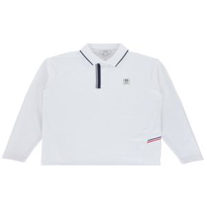 [PIGC] 남성 삼색 웰딩 카라 티셔츠 화이트 (SFC140231)