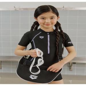 [아레나수영복] 킥앤풀 여아동 3부 반신 슈트 키트 A5SG1KG03BLK