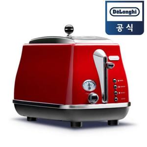 드롱기 드롱기 아이코나 토스터 CTO2003.R 레드 [분리형 부스러기받침대/6단계다이얼조작]