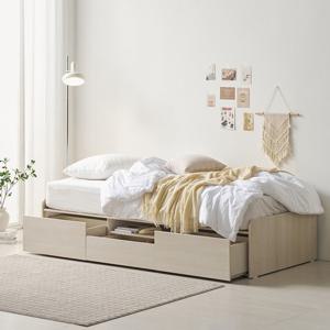 텐스페이스 딥슬립E0 공간활용 멀티수납침대 미니싱글900+양면본넬매트 JM5102R [착불]