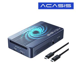 하이마트 안심케어 ACASIS 아카시스 TBU-405PROMax 썬더볼트 3/4 40Gbps RAID NVME SSD 외장 케이스 인클로저 2TB