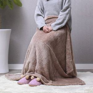 조르지오 사계절 브라운 항공 담요 극세사 이불