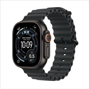 Apple 애플워치 울트라 3 49mm, GPS + Cellular (블랙 티타늄, 블랙 오션 밴드, Regular) - [MF0J4KH/A]