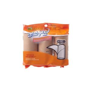 엄지척 의류용 사선형 점착 롤크리너 3p 리필용 강아지털청소