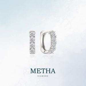 메타다이아몬드실버925 모이사나이트 이터니티 귀걸이 1종 (총 2.4ct)