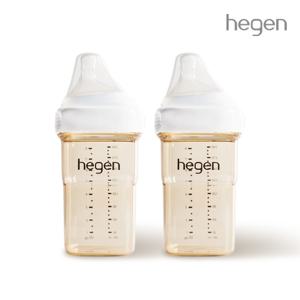 헤겐 애착젖병 PPSU  240ml 2P (2단계 젖꼭지 포함)