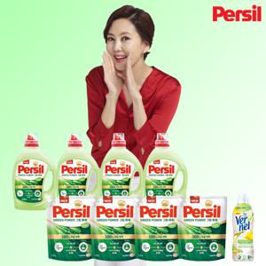 퍼실 그린 파워 (일반&드럼겸용) 2.65L x 4통 + 1.8리터 x 4팩 + 버넬 그린1통