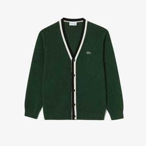 12번.[라코스테 남성] 25 F/W 브이넥 방모 가디건 AH660E-55N (YZP)