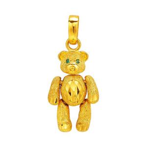 [한국금다이아몬드] 여자 순금 펜던트 수호 곰돌이 24K 11.25g 팬던트