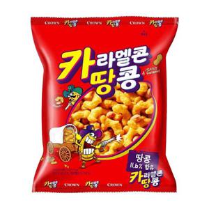 크라운 카라멜콘땅콩 72g X 16봉