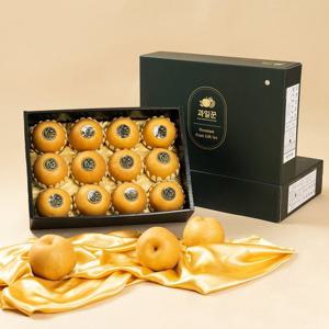 [과일꾼]지정일 출고 보자기 동봉 나주배 선물세트 특품 1호(7.5kg 11-12과)