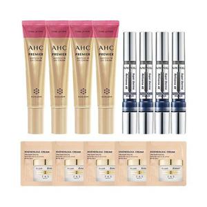 AHC 아이크림 시즌12 40ml x4 + 쟈스 닥터 4X 기미 앰플 8.5ml x4 + 샘플 5매
