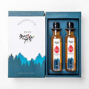 [푸드맛남] 사과 천연 발효식초 선물세트 250ml x 2병