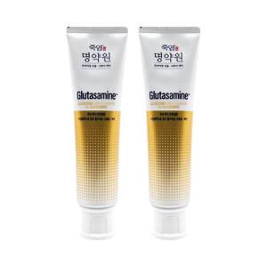 [죽염][홈쇼핑 최신상] 엘지 명약원 글루타사민 치약 120g 2개 죽염 잇몸 & 시린이 케어
