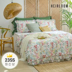 (슈퍼싱글/1+1)23SS 에어룸 60수 워싱 순면+인견 침구세트(이불2+베개커버2)
