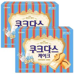 갤러리아_크라운 쿠크다스 케이크 154gx2개