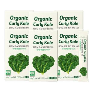 [이롭] 유기농 곱슬 컬리 케일 100 14포 X 6박스
