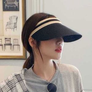 여자 SS 썬캡 휴양 모양 밀짚 모자