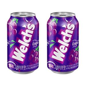 웰치스 포도 355ml x 18캔 과즙탄산음료