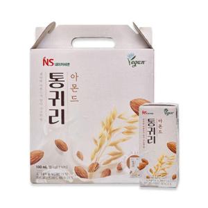 갤러리아_네이처세븐 통귀리 아몬드 190ml 16팩 x 1박스 선물용 패키지
