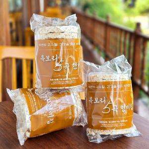 [잇츠푸드] 흑보리 5곡 현미 뻥튀기 칩 70g x 2봉