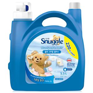 스너글 초고농축 섬유유연제 블루스파클 5.5L (초대용량 섬유린스)