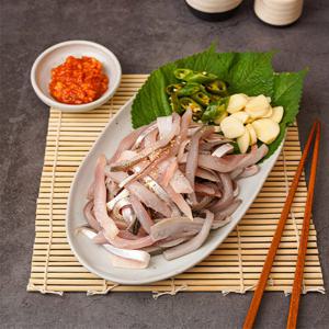 [자연맛남] 제철 햇 가을 전어회 1팩 250g(순살/손질전500g)