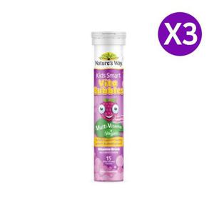 [해외배송] 네이쳐스웨이 키즈 스마트 발포비타민 멀티 비타민 15정 X3
