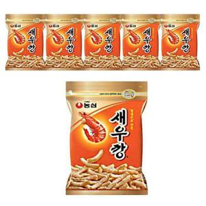 [농심]노래방 새우깡 400g 6봉지 1박스 대용량과자 (16853674)