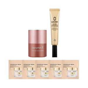 수려한 볼륨업 립세린 15ml + 블랙루비 콜라겐 아이크림 30ml + 맨얼굴 샘플 5매