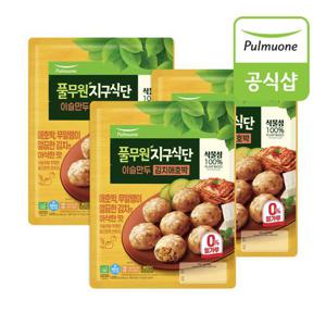 [풀무원] 지구식단 이슬만두 김치애호박(1.02kg) x 3개