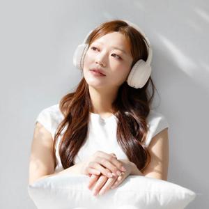 오아 투게더 헤드폰 무선 블루투스 헤드셋 노이즈캔슬링 접이식 소형 미니 C타입 충전 아이보리