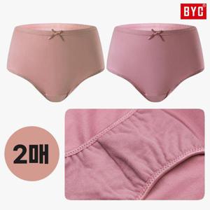 [제임스딘]BYC 할머니요실금팬티 엄마 여성 순면 넓은 방수포 맥시팬티 2매