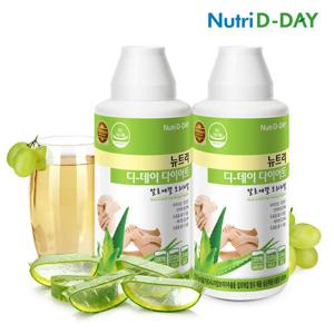 [뉴트리디데이] 유기농 다이어트 알로에겔 오리지널 1000ml x 2병