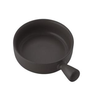 담음곰방 도자기 손잡이 앞접시 (흑단) 라면 그릇 플레이트 접시