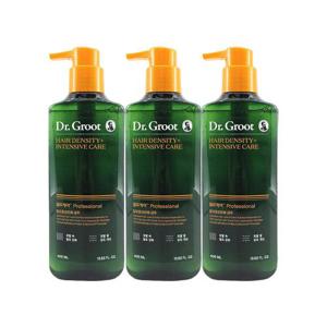 [닥터그루트][최신상] 닥터그루트 밀도 케어 샴푸 400ml 3개 탈모 기능성