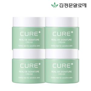 [김정문알로에] 큐어 리알로에 시그니처 크림 4개