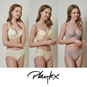 [Playtex] 와이어리스 시크릿 라이트베이지+버터옐로우+샌드베이지 6종세트  PXW3M131516_T