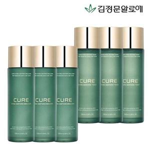 [김정문알로에]큐어 하이드라 수딩 토너+에멀젼 트리플 세트(3+3)