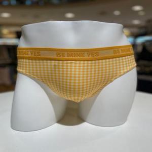 [보디가드]YSMPZ801_옐로우 체크 남성 삼각팬티